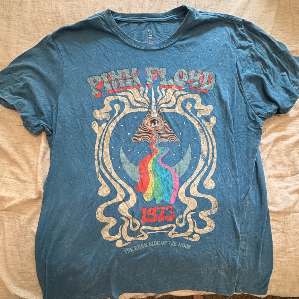 Pink Floyd Teal Graphic Tee